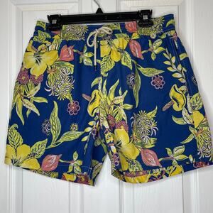 Polo Ralph Lauren large men’s floral hibiscus swim trunks shorts